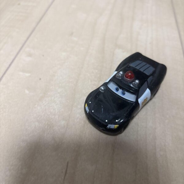 Police Car Miniature Black F/S-M501 from japan Rare  Good condition