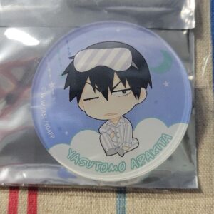 Yowamushi Pedal Acrylic Badge Arakita F/S-M501 from japan Rare  Good condition