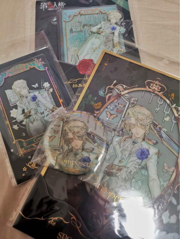 / Personality 5 China Limited Edition Specimen Gallery Can Badge Magnet Composer