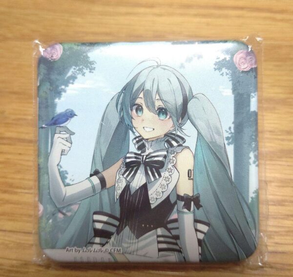 Afterparty Inyokohama Miku Can Badge F/S-M501 from japan Rare  Good condition