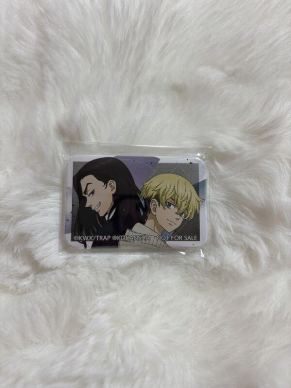 Tokyo Revengers Square Can Badge Animate Bonus Bachi Keisuke Matsuno Chifuyu F/S