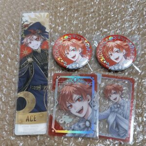 Twisted Wonderland Platinum Jacket Can Badge Clear Card Bonus Bookmark Ace F/S-M