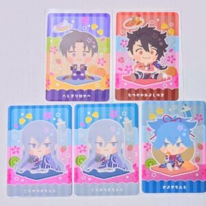 Wanpaku Touken Ranbu Wafer Card Hasebe Mutsu Mori Eyuki Saya F/S-M501 from japan