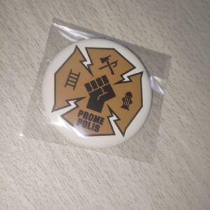 Promare 4D Can Badge Fdpp F/S-M501 from japan Rare  Good condition