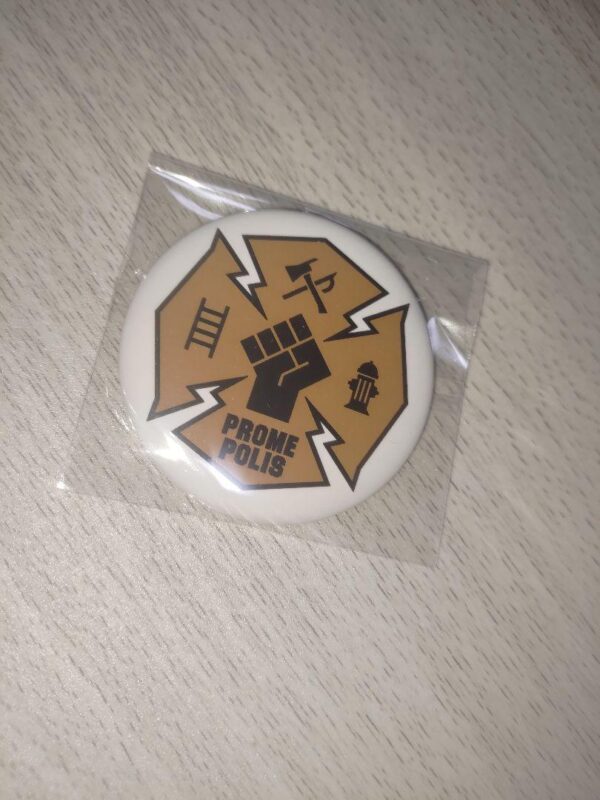 Promare 4D Can Badge Fdpp F/S-M501 from japan Rare  Good condition