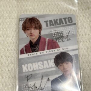 Ebidan Wafer Card The Cause Is Me Okura Sorato Koizumi Mitsusaki Pair Design F/S