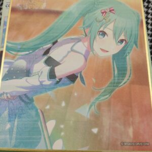 Project Seka Mini Color Paper Hatsune Miku F/S-M501 from japan Rare  Good condit