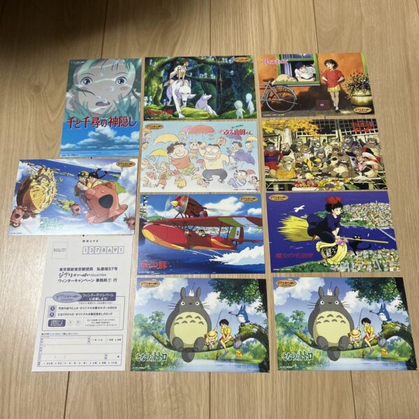A Collection Of Ghibli Postcards F/S-M503 from japan Rare  Good condition