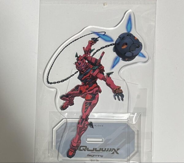 Mobile Suit Gundam Zeek Axe Theatre Goods Acrylic Stand Red F/S-M503 from japan