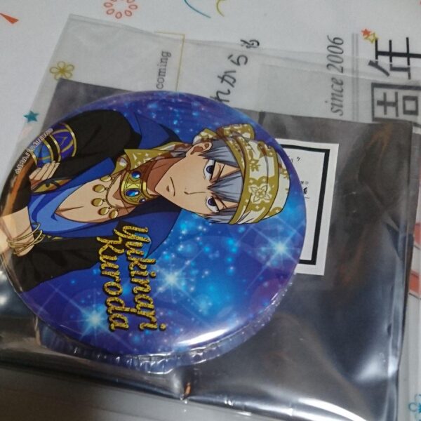 Yowamushi Pedal Collaboration Cafe Honpo Can Mirror Kuroda F/S-M501 from japan R