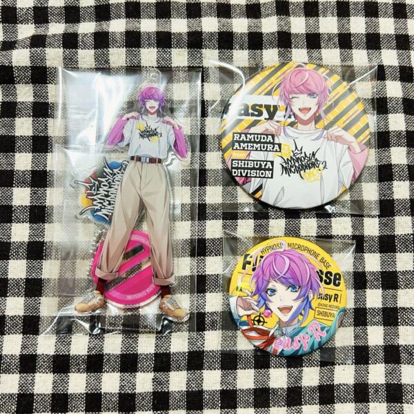 Hypnotic Amemura Random Number Base Acsta Can Badge F/S-M501 from japan Rare  Go
