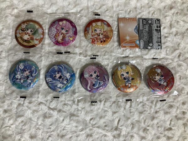 Hatsune Miku Yuki Play 2024 2025 Can Badge Set F/S-M501 from japan Rare  Good co