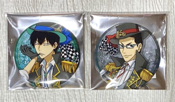 Yowamushi Pedal Seasonal Plants Kaitou Can Badge Arakita Kinjo F/S-M501 from jap