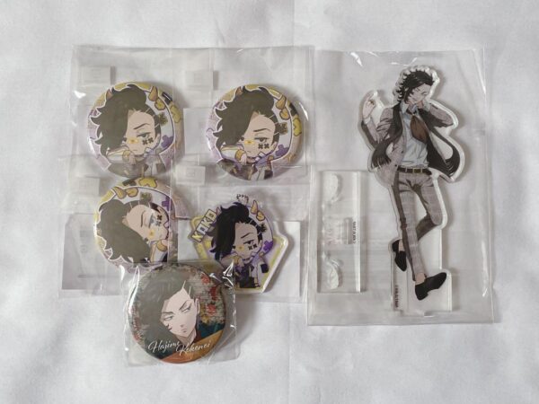 Kui Kazushi Acsta Can Badge Acrylic Key Set F/S-M501 from japan Rare  Good condi
