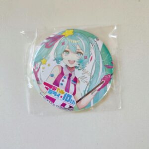 Hatsune Miku Magical Mirai 10Th Can Badge F/S-M501 from japan Rare  Good conditi