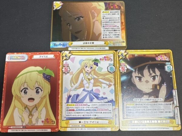 Reverse Konosuba 3 Gre Pr Rrr Set Of 4 Resolve F/S-M503 from japan Rare  Good co