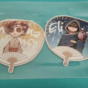 Personality 5 Air Force Fortune Teller Fan Die Cut Sticker F/S-M501 from japan R