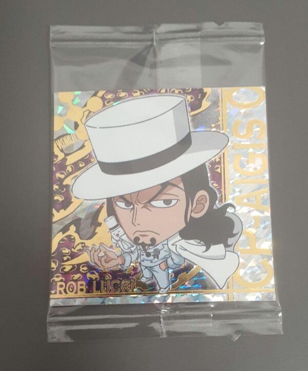 One Piece Big Pirate Seal Wafer Robrucci Sgr F/S-M501 from japan Rare  Good cond