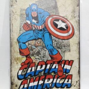 Captain America American Comic Tin Signboard Iron Metal Plate F/S-M501 from japa