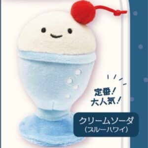 Nikkorino Pure Cafe Plush 4 Cream Soda Blue Hawaii Set Of 2 F/S-M503 from japan
