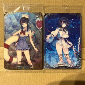 Fgo Wafer Card Utsumi Erise 2 Cards F/S-M501 from japan Rare  Good condition