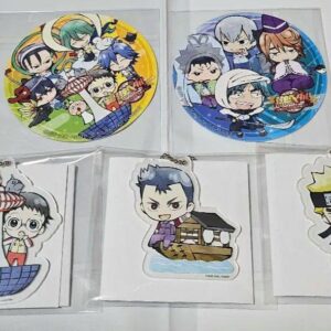Weak Peda Acrylic Keychain Coaster Set F/S-M501 from japan Rare  Good condition