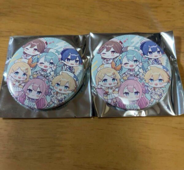 Hatsune Miku Magical Mirai 2024 Majimira Can Badge Live F/S-M501 from japan Rare