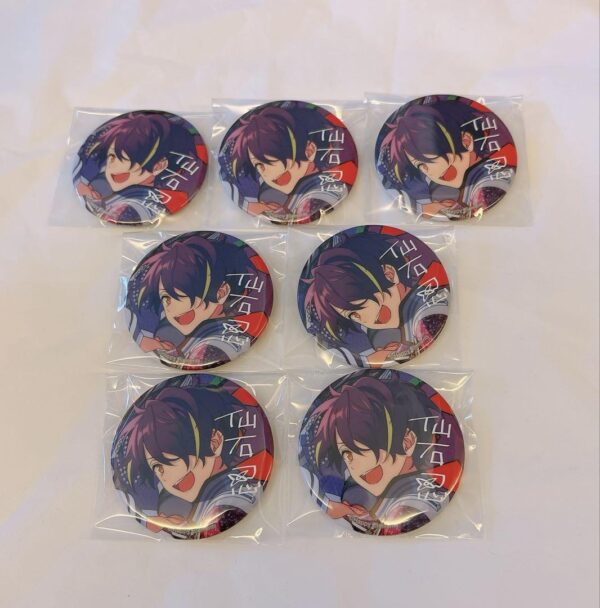 Ensemble Star Sengoku Shinobu Can Badge Trip F/S-M501 from japan Rare  Good cond