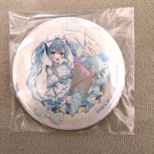 Hatsune Miku Can Badge Rakuten Collection F/S-M501 from japan Rare  Good conditi
