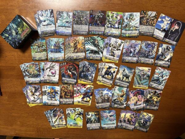 Vanguard Gold Paladin Card Set With Case F/S-M503 from japan Rare  Good conditio
