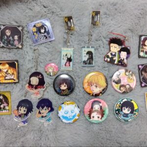 Demon Slayer Can Badge Set F/S-M501 from japan Rare  Good condition