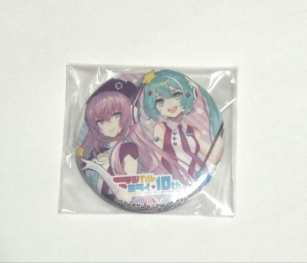 Madimilla Can Badge Hatsune Miku Megurine Luka 10Th 2022 F/S-M501 from japan Rar