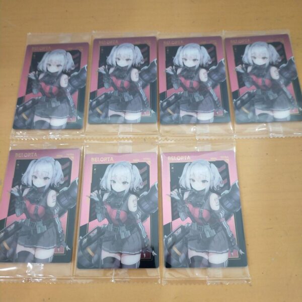 7 Pieces 07 Berota Goddess Of Victory Nikke Wafer 3 F/S-M501 from japan Rare  Go