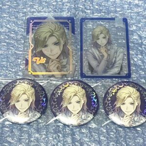 Twisted Wonderland Ville Platinum Jacket Can Badge Clear Card Aurora Foil F/S-M5