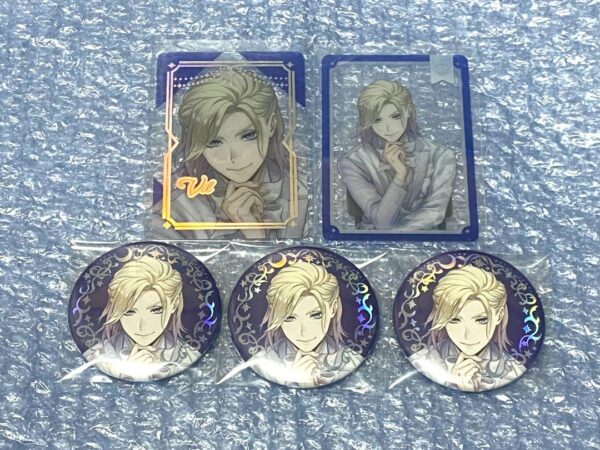 Twisted Wonderland Ville Platinum Jacket Can Badge Clear Card Aurora Foil F/S-M5