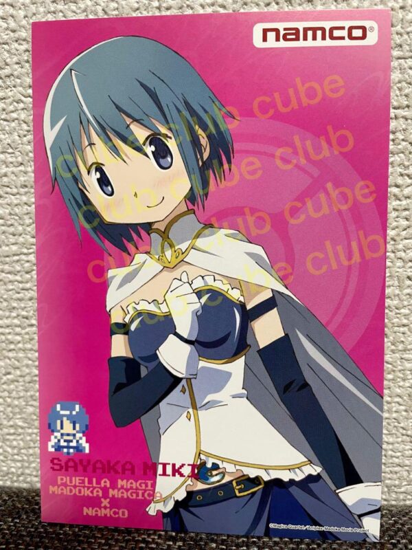 Madoka Magica Postcard Namco Novelty Sayaka F/S-M501 from japan Rare  Good condi