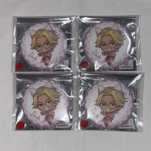 Tokyo Revengers Nanja Town Can Badge Mini Character Haitani Ryuu F/S-M501 from j
