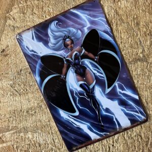 Storm Artwork Poster Tin Sign F/S-M501 from japan Rare  Good condition