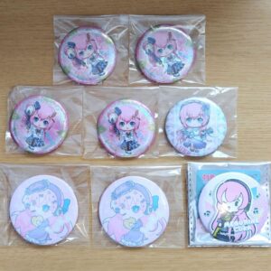 Megurine Luka Can Badge Set Madimilla F/S-M501 from japan Rare  Good condition