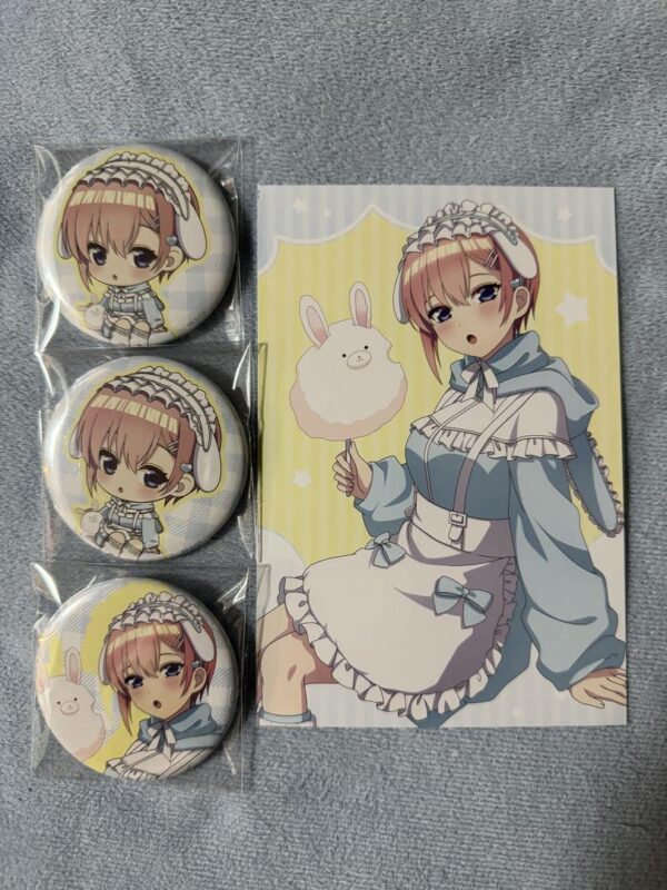 The Quintessential Quintuplets Tokyo Skytree Limited Can Badge Bonus Postcard Na