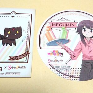Megumin Chomusuke Sweet Paradise Coaster Card Blessings On This Wonderful World