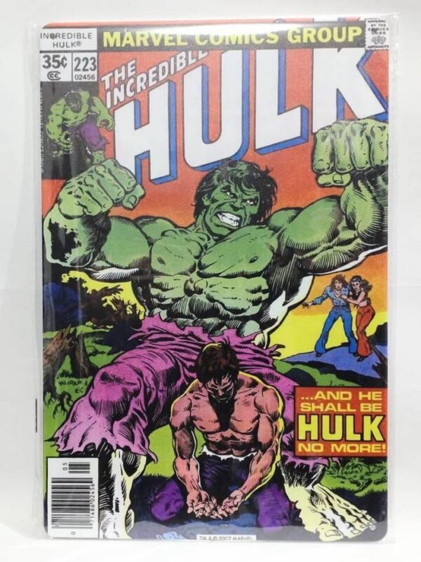 Hulk Tin Signboard Iron Plate Metal American Goods F/S-M501 from japan Rare  Goo