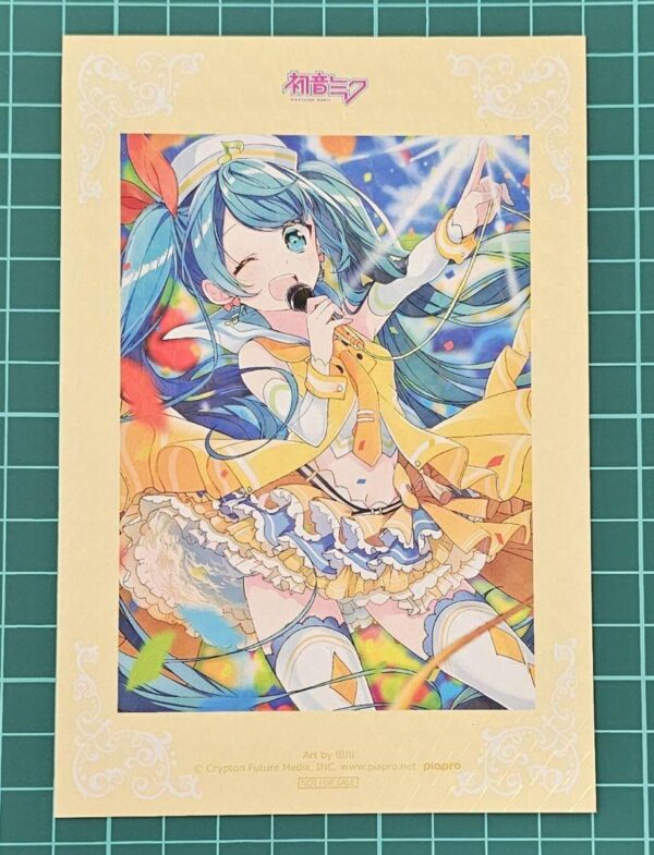 Hatsune Miku Postcard Bonus Hologram Specification Aigawa F/S-M501 from japan Ra