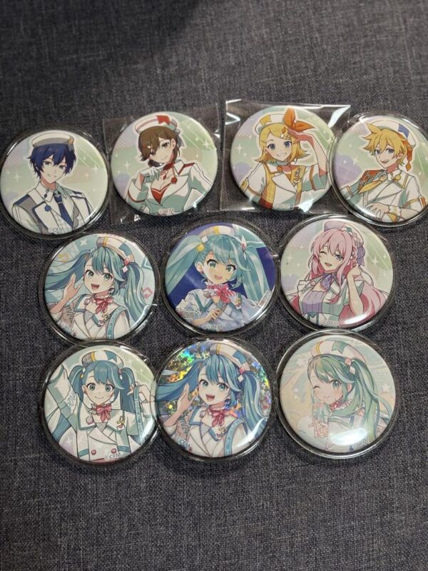 Madimir Hatsune Miku 2024 Can Badge Set F/S-M501 from japan Rare  Good condition