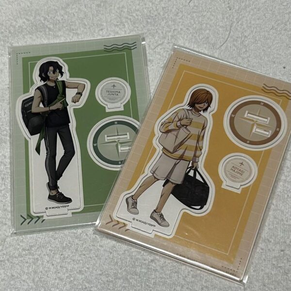 Yowamushi Pedal Acrylic Stand T2 Sohoku Teshima Junta Aoyagi Kazu F/S-M501 from