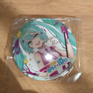 Magical Mirai 2022 Can Badge Hatsune Miku F/S-M501 from japan Rare  Good conditi