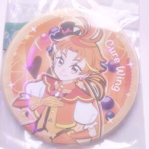 Hirogaru Sky Precure Cure Wing Birthday Can Badge F/S-M501 from japan Rare  Good