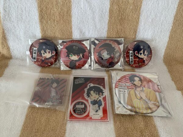 Hypnosis Microphone Can Badge Ichiro Jiro Saburo Acsta Ackey F/S-M501 from japan