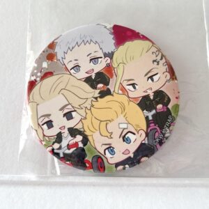 176 Tokyo Revengers Can Badge Tokyu Hands Gathering F/S-M501 from japan Rare  Go