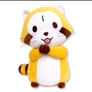 Rascal Begging Super Big Plush Toy F/S-M501 from japan Rare  Good condition